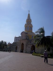 Clock Tower in Cartagena